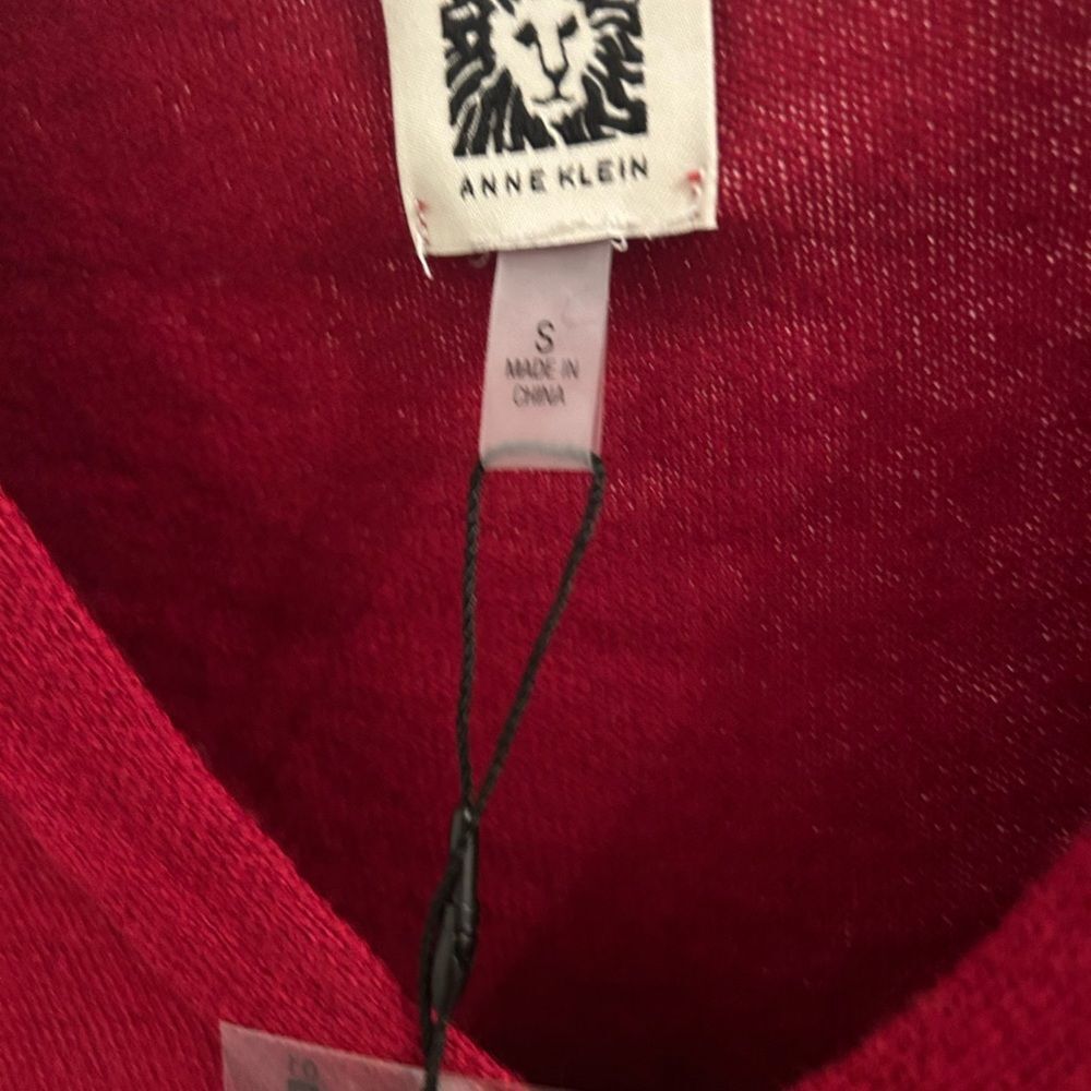 Brand new with tags! Anne Klein cashmere cotton blend Long Sleeve Top - Picture 7 of 10